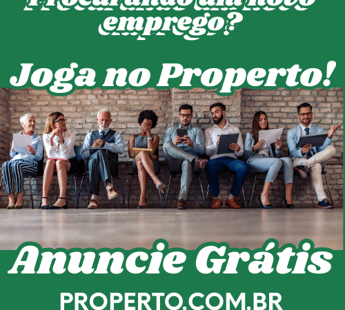 Vagas de emprego Properto.com.br